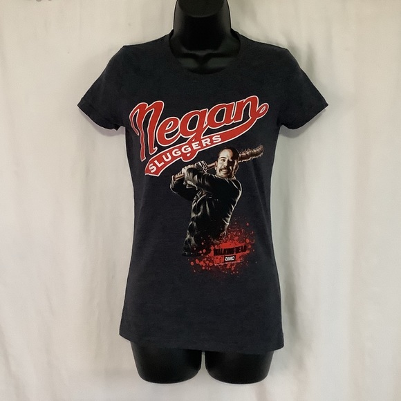 Loot Crate Black Walking Dead Negan Sluggers Tee M - Picture 4 of 11